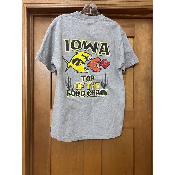 Tri Lake Sportswear Other - Iowa Hawkeyes Feeding Time Top Of the Food Chain T-Shirt Vintage Y2K Medium